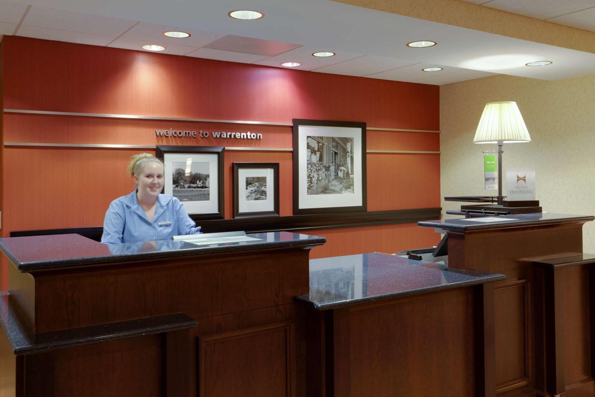 Hampton Inn Warrenton, Va Beltér fotó
